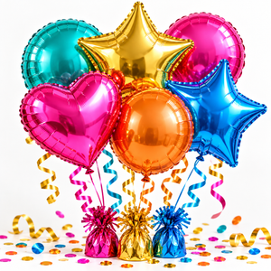 Folienballons + Gewichte