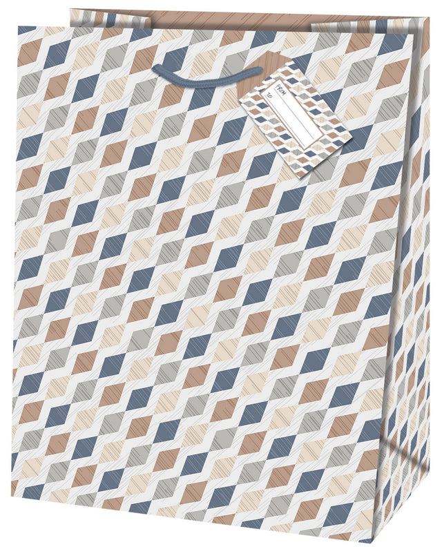 Dárková taška Medium (TM), 19 x 10.2 x 23 cm motiv Geometrický vzor 22314 TM.jpg#14852#9412604f20d2