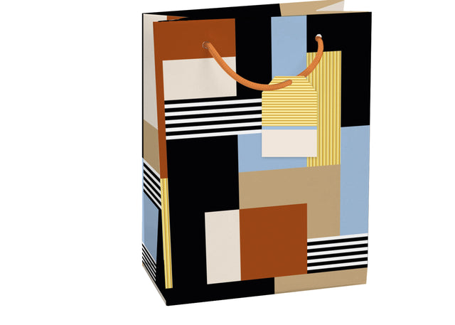 Dárková taška Medium (TM), 19 x 10.2 x 23 cm motiv Geometrický vzor 22525 TM.jpg#14857#1b0c4fe9f5ce