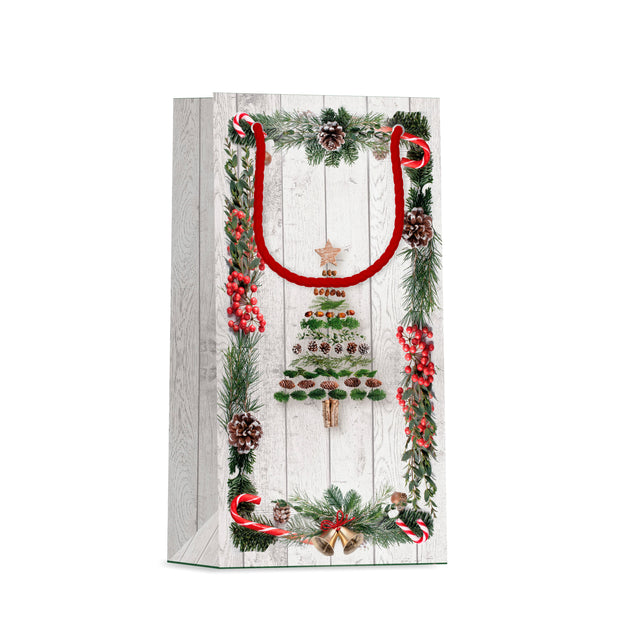 Dárková taška vánoční Picollo (TP) - VÁNOČNÍ STROMEČEK - 11x6,5x21cm 225500 TP.jpg#15365#73f41186819e