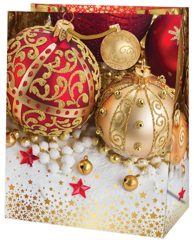 Dárková taška vánoční velká (TL) - ČERVENÉ VÁNOČNÍ OZDOBY - 26,7x13,7x33cm 222500 TL.jpg#15565#9e6d6c5c5c61