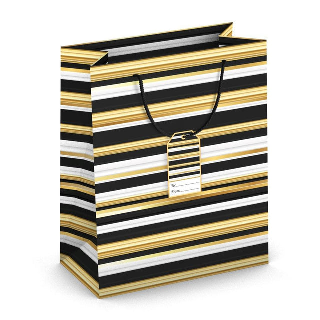 Dárková taška vánoční velká (TL) - PRUHY - 33x26,7x13,7cm 224505 TL.jpg