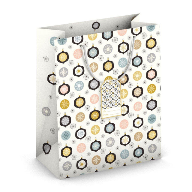 Dárková taška vánoční velká (TL) - SNĚHOVÉ VLOČKY - 33x26,7x13,7cm 224520 TL.jpg