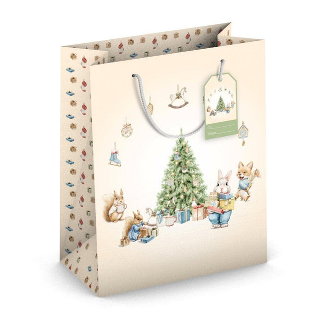 Dárková taška vánoční velká (TL) - VÁNOČNÍ NADÍLKA - 33x26,7x13,7cm 224515 TL.jpg#15619#74eb73744096
