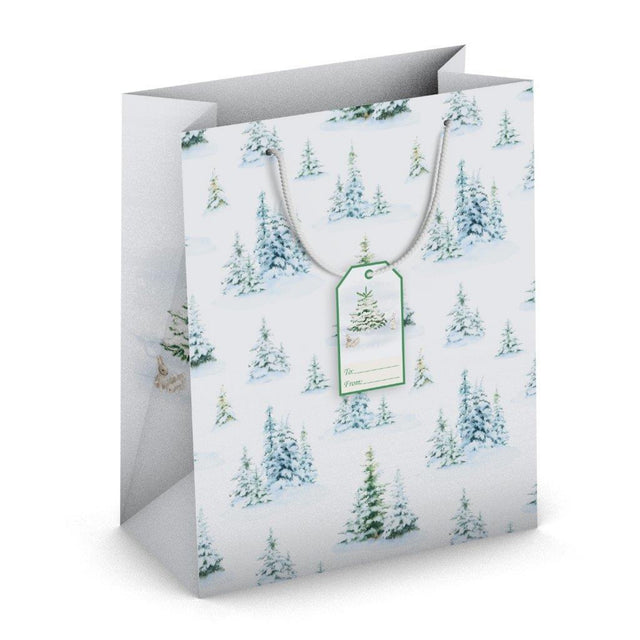 Dárková taška vánoční velká (TL) - ZIMNÍ KRAJINA - 33x26,7x13,7cm 224500 TL.jpg#15659#e90a92628bc3