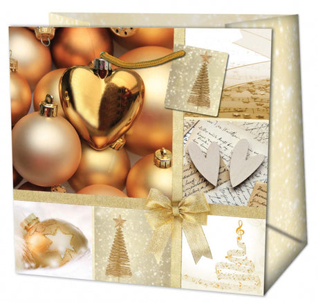 Dárková taška velká (TL)-ZLATOSTŘÍBRNÝ VZOR-30x30x13,7cm 217527 TL.jpg