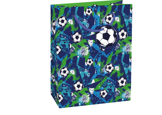 Dárková taška velká  (TL) o rozměrech 26,7x33x13,7 cm s motivem fotbalu 22535 TL.jpg#15693#fca5a7446332