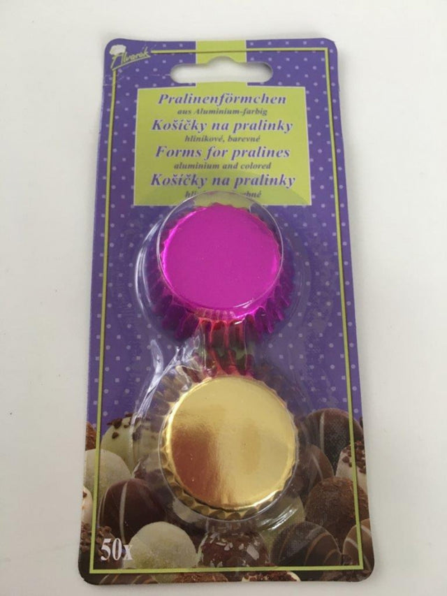 Hliníkové košíčky na pralinky 50 ks P-907_1.jpg#12510#31409d326fd2