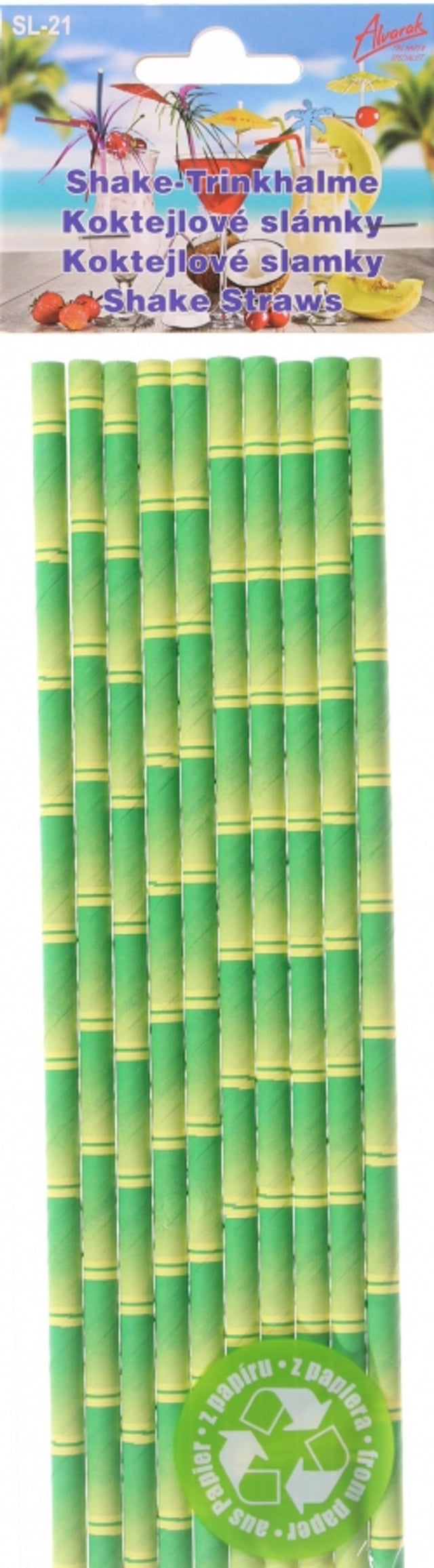 Papírová brčka Bamboo s bambusovým vzorem 10 ks SL-21_1.jpg