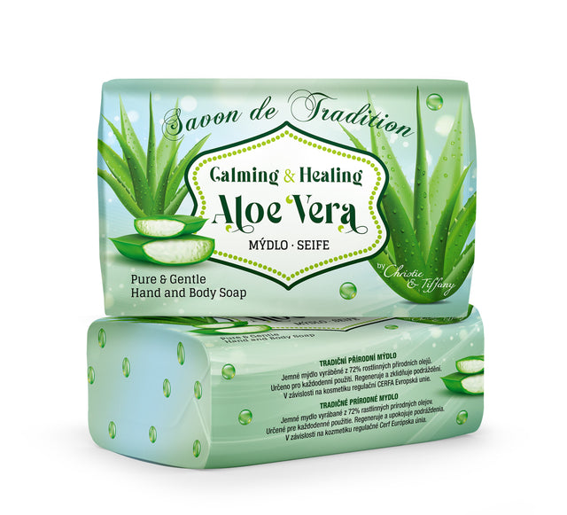 Přírodní mýdlo Aloe Vera - zklidňující a pečující 250 g SAVON-12_1.jpg#18516#d7ade0948966