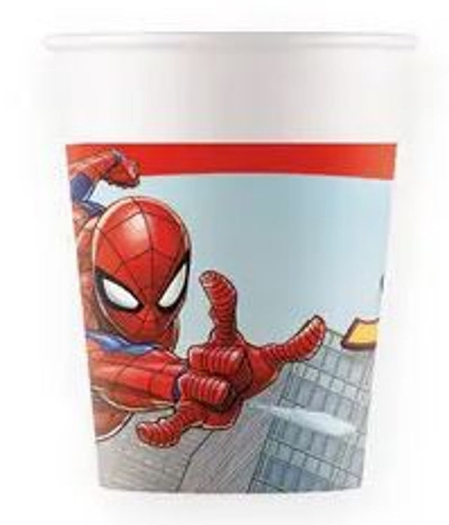 SPIDERMAN Papírové párty kelímky 8 ks 93864.jpg