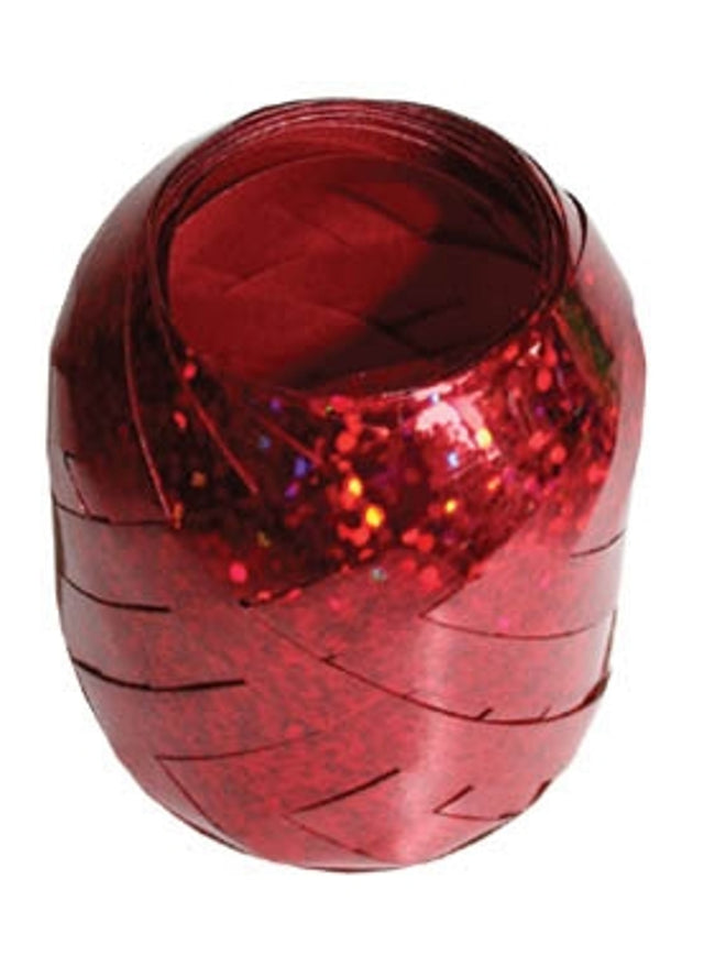Stuha Stardust - Červená - 7.5 mm x 10 m HOLO 01.jpg