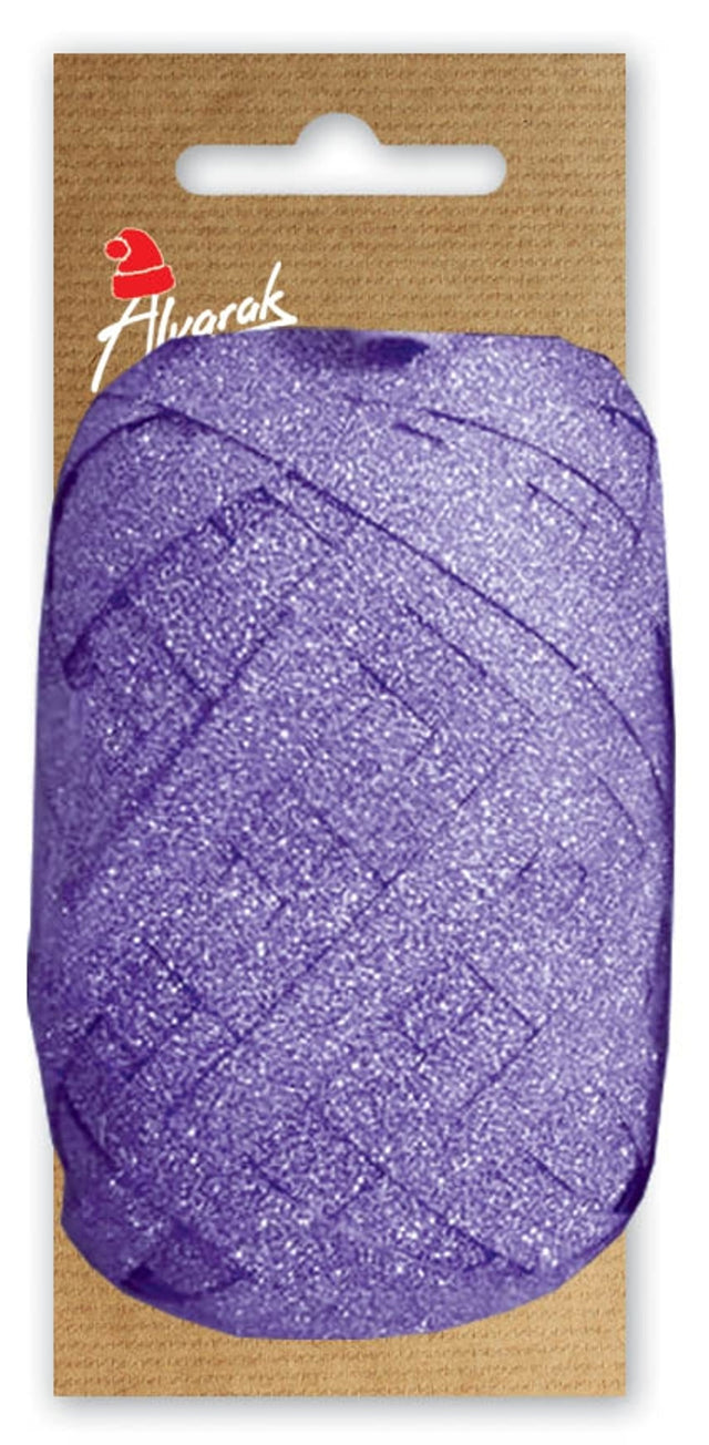Stuha vejce Frosted - Fialová s třpytkami - 7.5 mm x 10 m FR09.jpg
