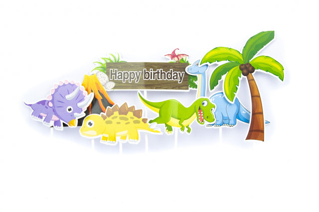 Trendy zápich na dort – dinosauři – 27 x 13 x 13 cm (7 ks) CTOP-11_1.jpg#16552#7ac626582ece